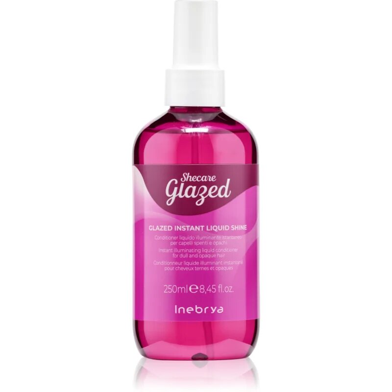 Inebrya Shecare Glazed Instant Liquid Conditioner hydratační kondicionér pro lesk a hebkost vlasů 250 ml