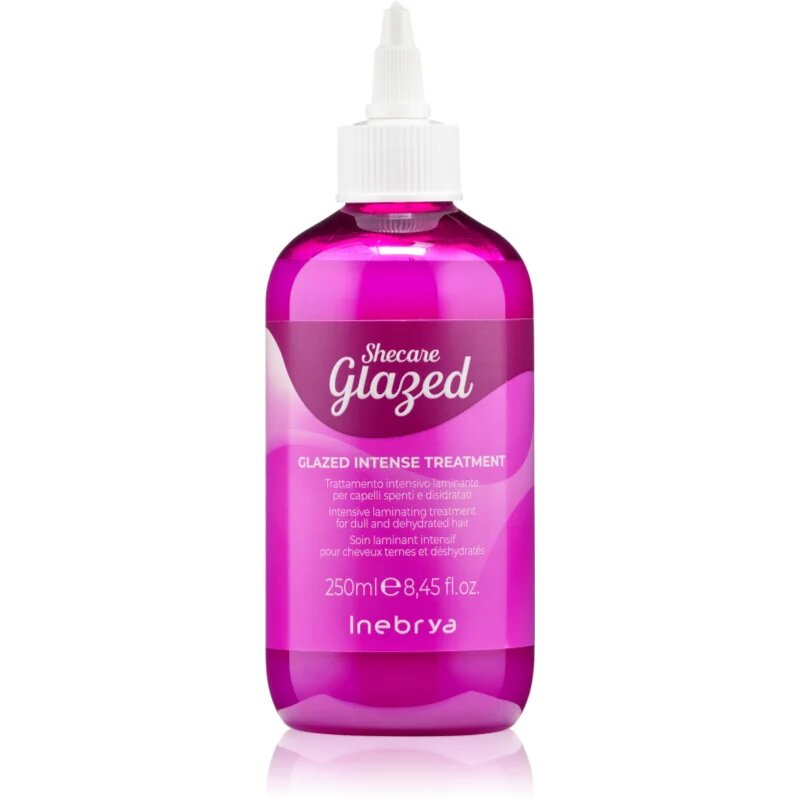Inebrya Shecare Glazed Intense Treatment hydratační péče pro lesk a hebkost vlasů 250 ml