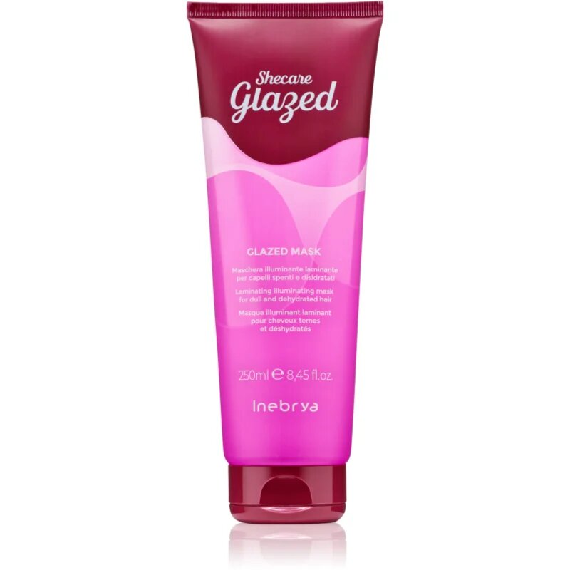 Inebrya Shecare Glazed Mask hydratační maska pro lesk a hebkost vlasů 250 ml
