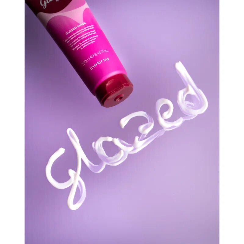 Inebrya Shecare Glazed Mask hydratační maska pro lesk a hebkost vlasů 250 ml