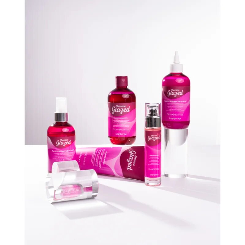 Inebrya Shecare Glazed Mask hydratační maska pro lesk a hebkost vlasů 250 ml