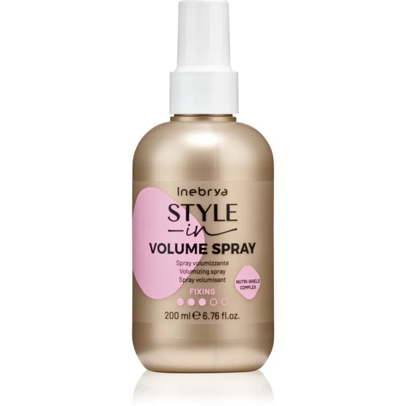 Inebrya Style-In Fixing Volume sprej pro objem vlasů 200 ml