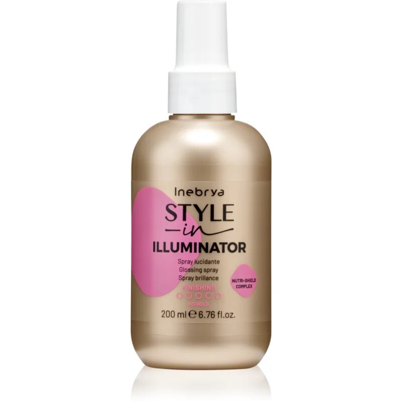 Inebrya Style-In Illuminator sprej pro lesk a hebkost vlasů 200 ml