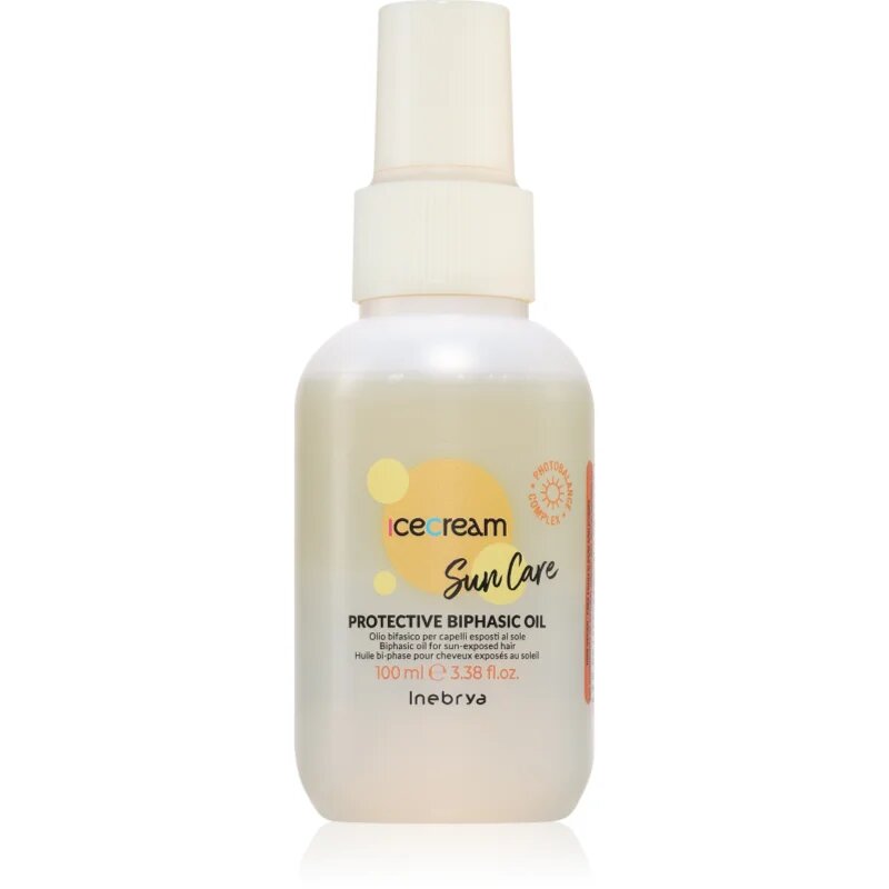 Inebrya Sun Care Protective Biphasic Oil olej pro vlasy namáhané sluncem 100 ml