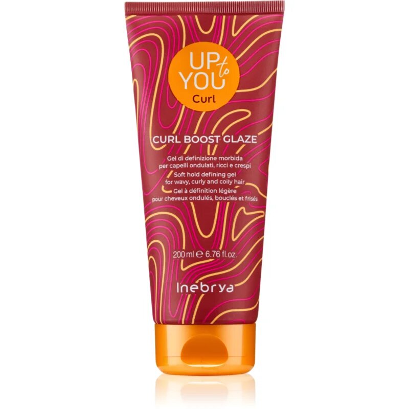 Inebrya Up To You Curl Boost Glaze gel pro definici a tvar vln a kudrn 200 ml
