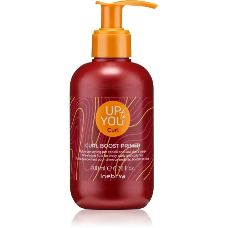 Inebrya Up To You Curl Boost Primer stylingový krém pro vlnité a kudrnaté vlasy 200 ml