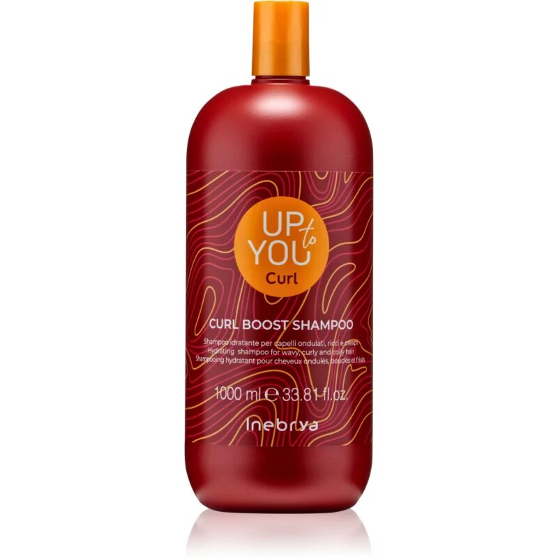 Inebrya Up To You Curl Boost Shampoo hydratační šampon pro vlnité a kudrnaté vlasy 1000 ml