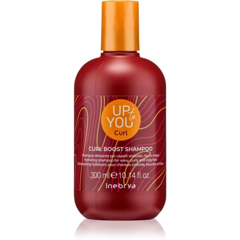 Inebrya Up To You Curl Boost Shampoo hydratační šampon pro vlnité a kudrnaté vlasy 300 ml