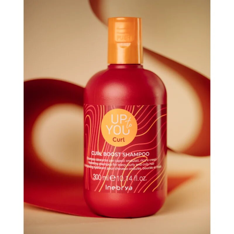 Inebrya Up To You Curl Boost Shampoo hydratační šampon pro vlnité a kudrnaté vlasy 300 ml