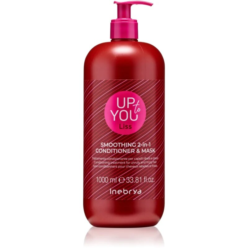 Inebrya Up To You Liss Smoothing 2-in-1 Mask & Conditioner uhlazující péče na vlasy 2 v 1 1000 ml