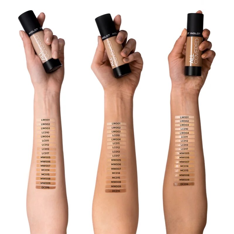 Inglot All Covered dlouhotrvající make-up odstín LW 003 30 ml