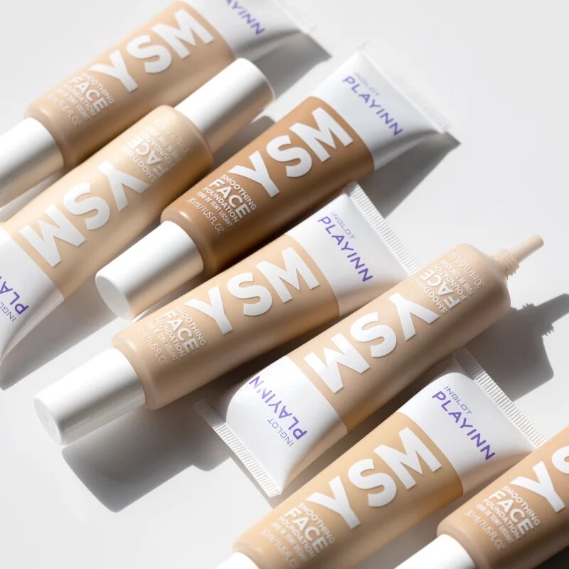 Inglot PlayInn YSM vyhlazující make-up pro mastnou a smíšenou pleť odstín 41 30 ml