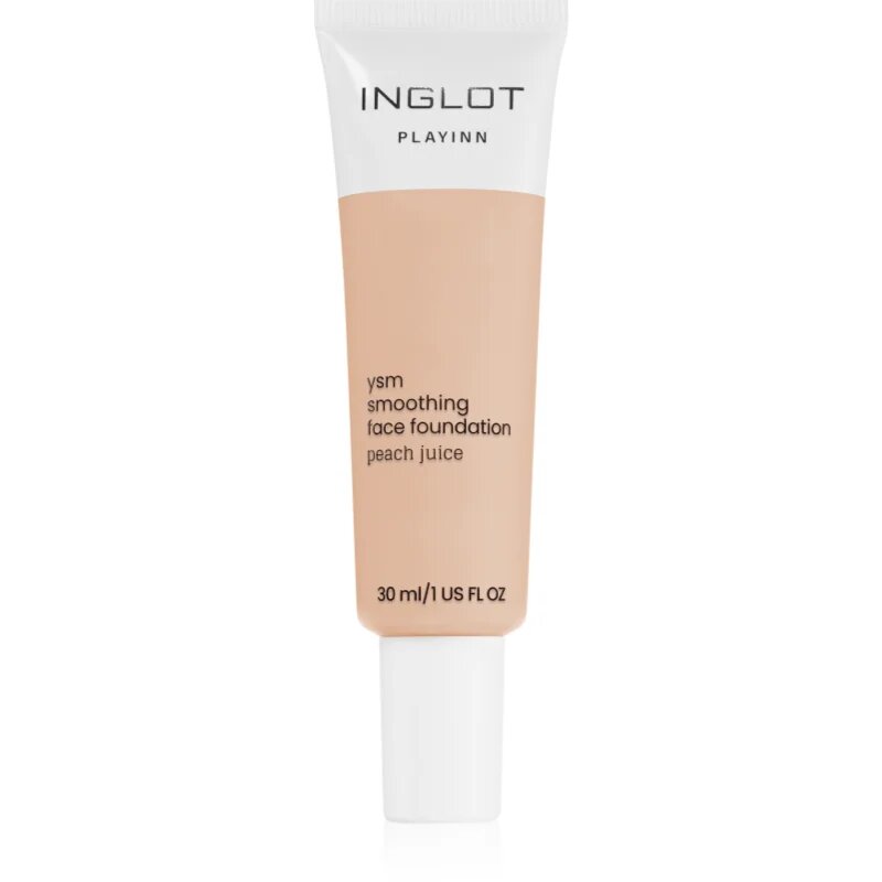 Inglot PlayInn YSM vyhlazující make-up pro mastnou a smíšenou pleť odstín 49 30 ml