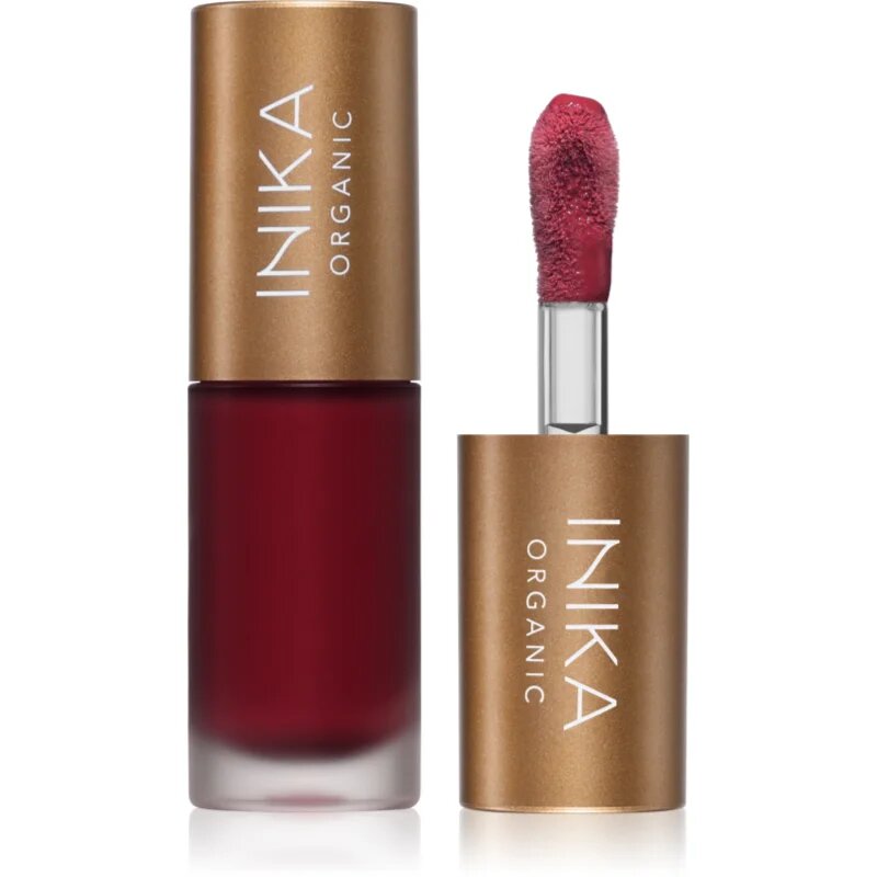 Inika Organic Lip Oil Collagen + Squalane tónovací olej na rty s kolagenem odstín Mulberry 5 ml