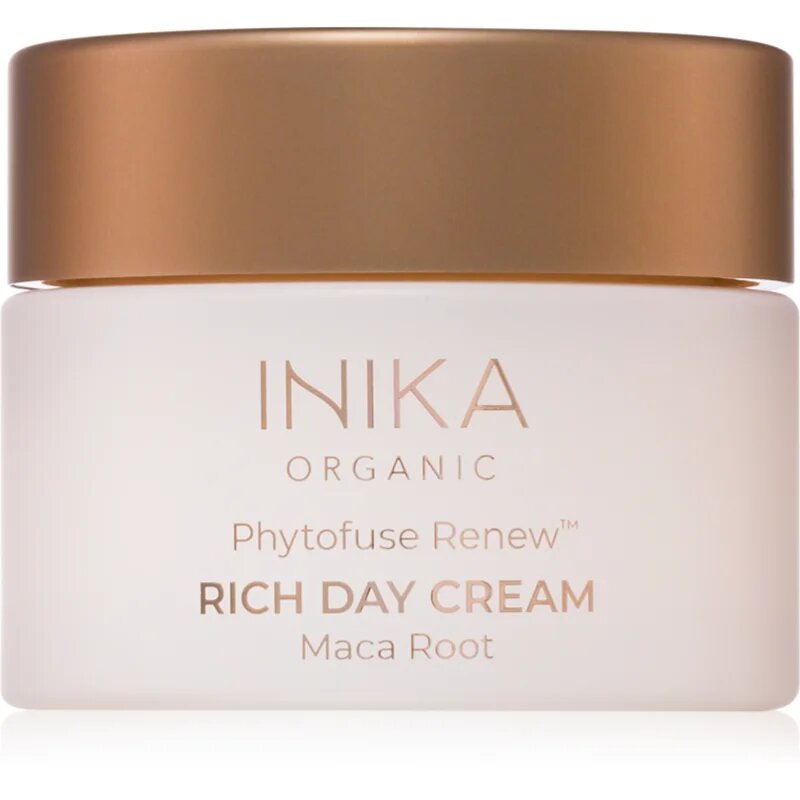 Inika Organic Phytofuse Renew Rich Day Cream bohatý denní krém 50 ml
