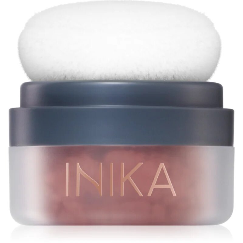 Inika Organic Puff Pot sypká minerální tvářenka odstín Rosy Glow 3 g