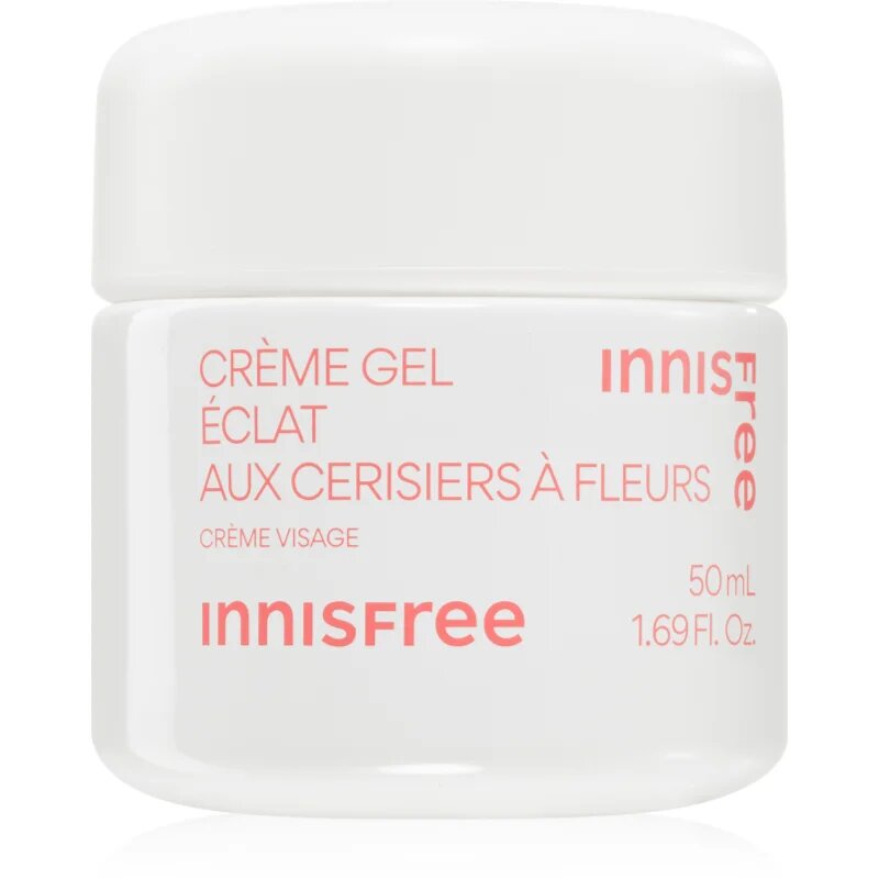 innisfree Cherry Blossom Glow Jelly Cream hloubkově hydratační krém pro rozjasnění pleti 50 ml