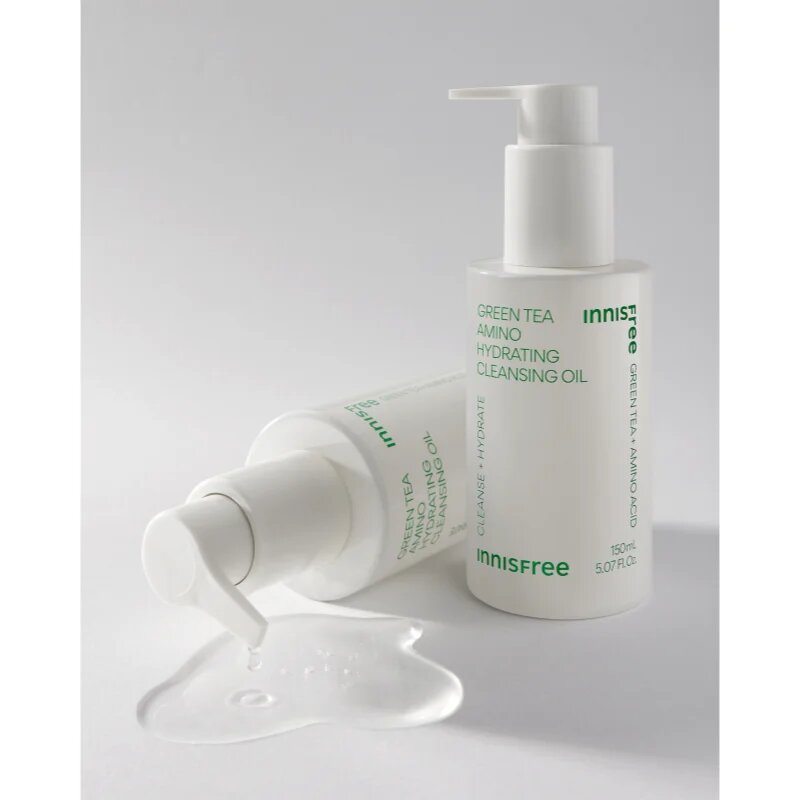 innisfree Green Tea Amino Acid Cleansing Oil jemný čisticí olej s hydratačním účinkem 150 ml