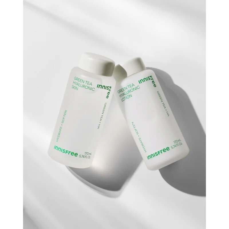 innisfree Green Tea Hyaluronic Toner hydratační pleťové tonikum pro posílení kožní bariéry 150 ml