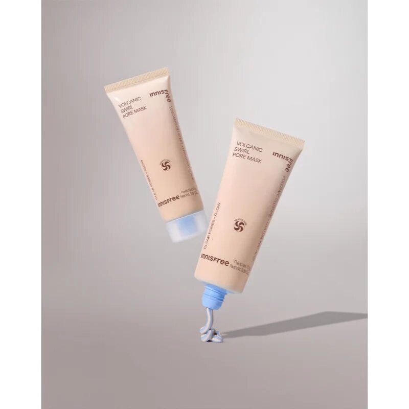innisfree Volcanic Swirl Pore Mask jílová maska pro hydrataci pleti a minimalizaci pórů 110 g