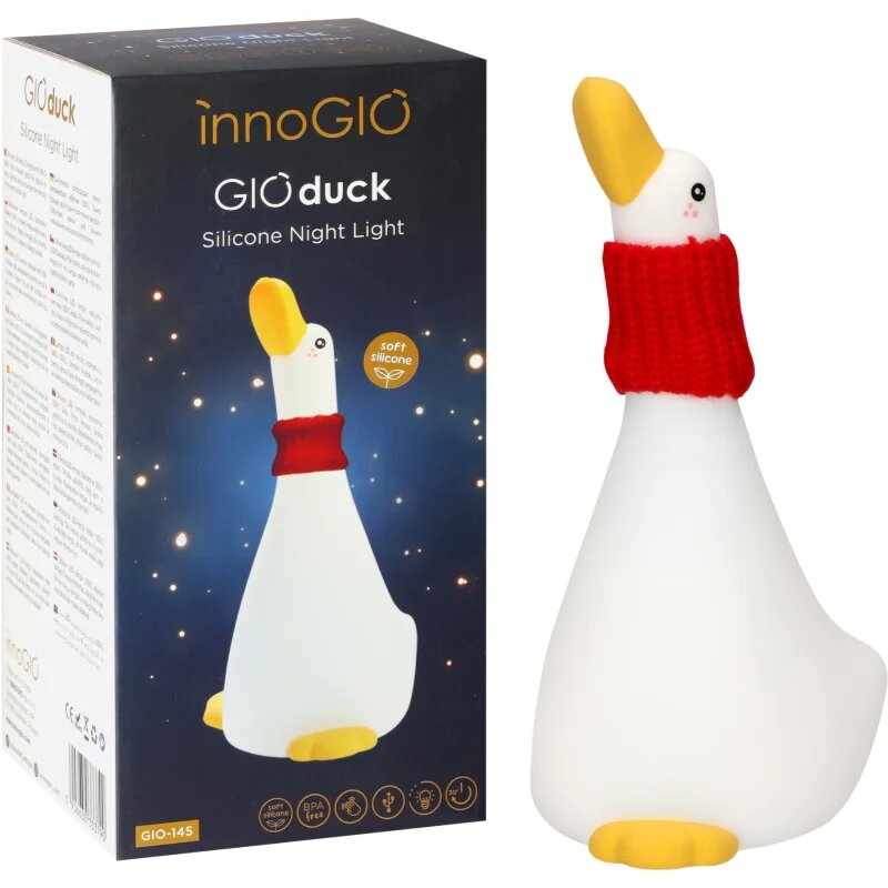 innoGIO GIOduck stmívatelná dětská LED lampička 1 ks