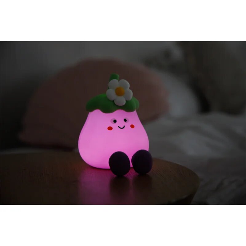 innoGIO GIOeggplant stmívatelná dětská LED lampička 1 ks