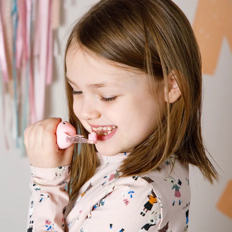 innoGIO GIORabbit Sonic Toothbrush sonický zubní kartáček pro děti Pink 1 ks