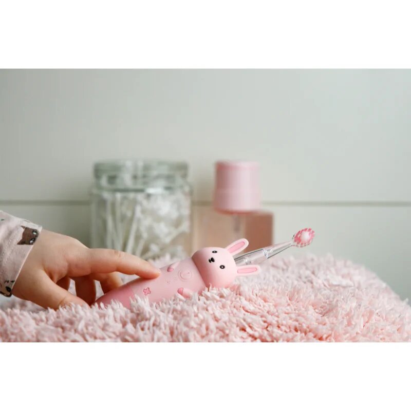 innoGIO GIORabbit Sonic Toothbrush sonický zubní kartáček pro děti Pink 1 ks