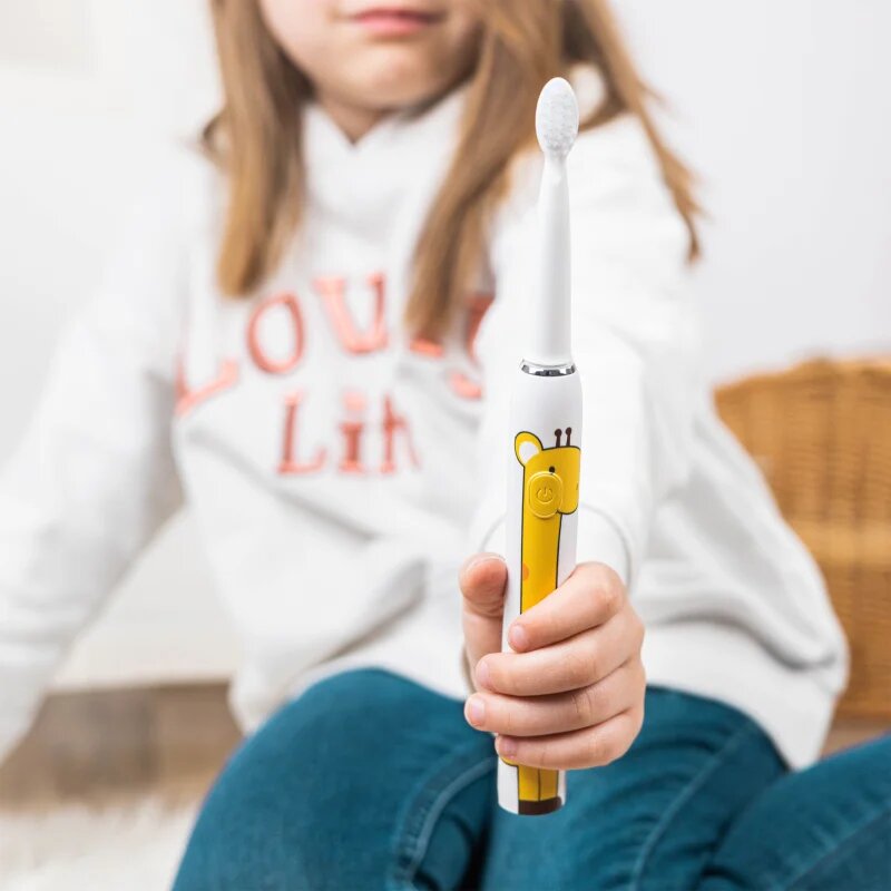 innoGIO GIOSonic Giraffe sonický zubní kartáček pro děti 3-12 y 1 ks