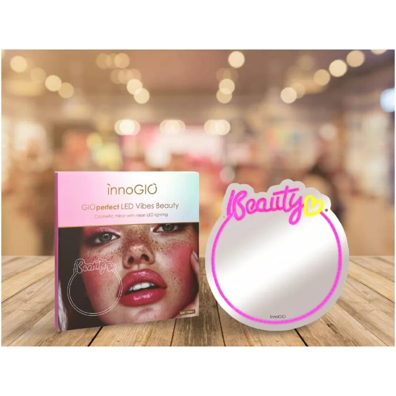 innoGIO Vibes Beauty GIO-759BY kosmetické zrcátko s LED podsvícením 325 cm x 34cm x 1cm 1 ks