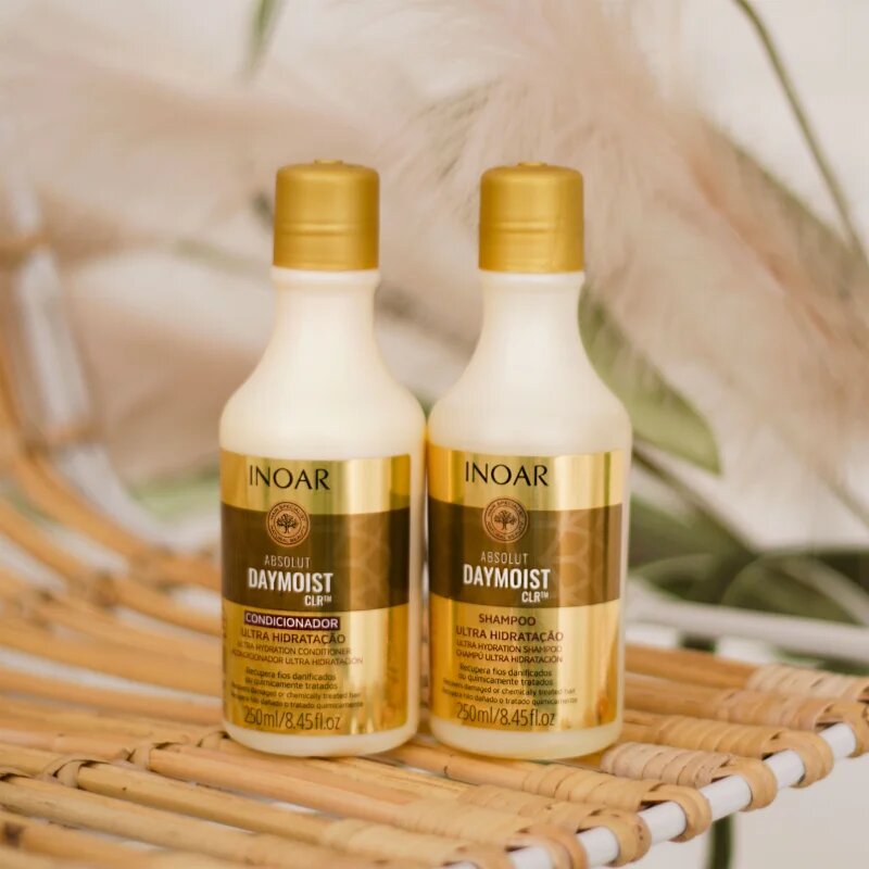 INOAR Absolut Daymoist CLR™ sada pro suché a barvené vlasy 2x250 ml