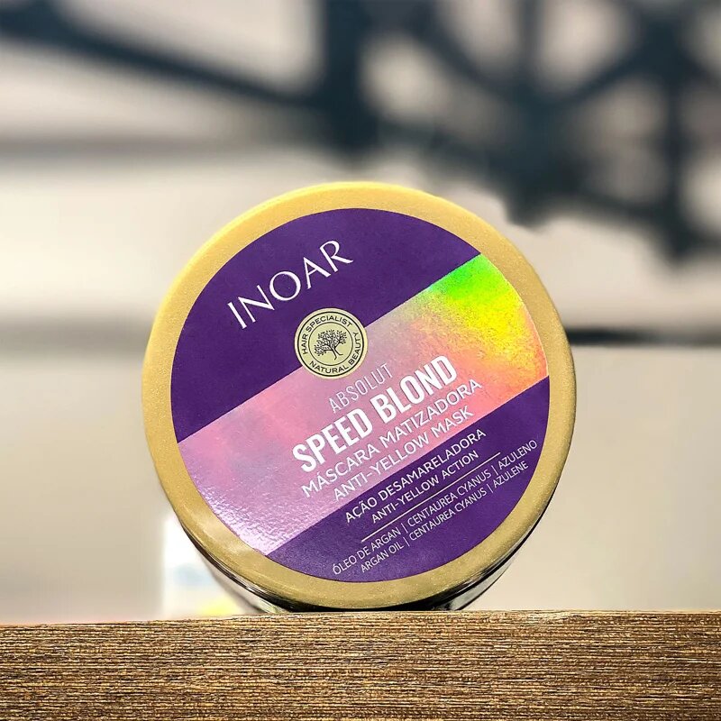 INOAR Absolut Speed Blond vyživující tónovací maska pro blond vlasy 250 g
