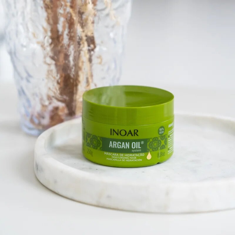 INOAR Argan Oil System hydratační a uhlazující maska na vlasy 250 g