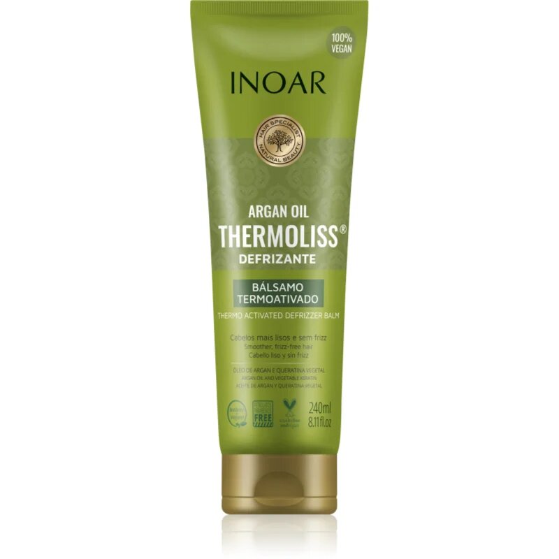 INOAR Argan Oil System Thermoliss uhlazující balzám na vlasy s termoochranou 240 ml