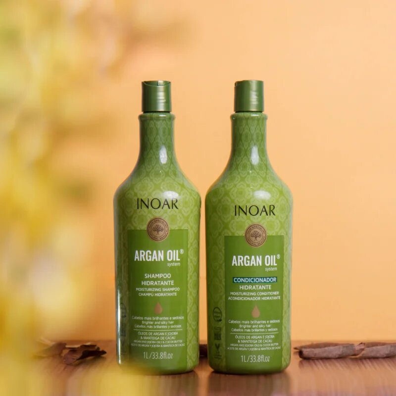 INOAR Argan Oil System uhlazující šampon 1000 ml