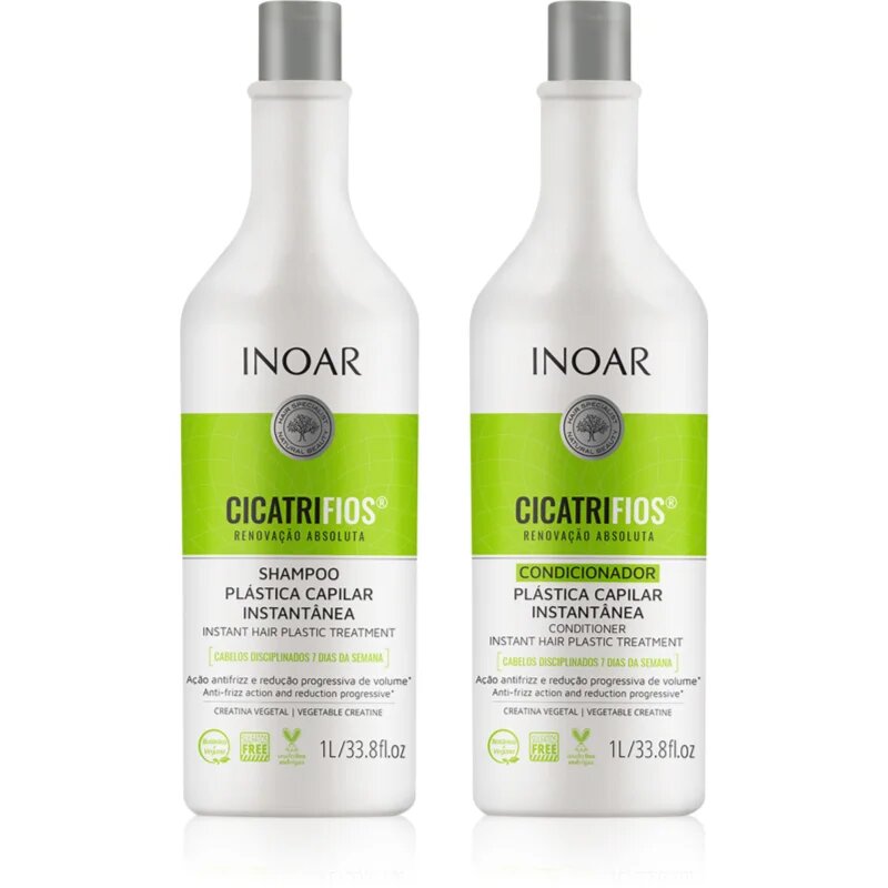 INOAR CicatriFios sada pro poškozené a křehké vlasy 2x1000 ml