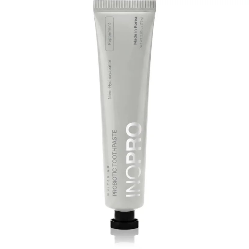 InoPro Probiotic Toothpaste bělicí zubní pasta bez fluoridu příchuť Peppermint 75 g
