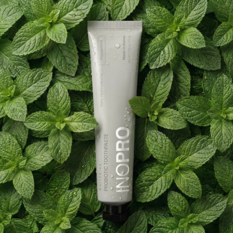 InoPro Probiotic Toothpaste bělicí zubní pasta bez fluoridu příchuť Peppermint 75 g