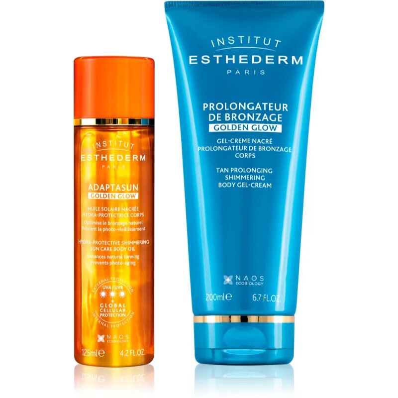 Institut Esthederm Adaptasun Golden Glow sada pro krásné opálení a zdravou pokožku