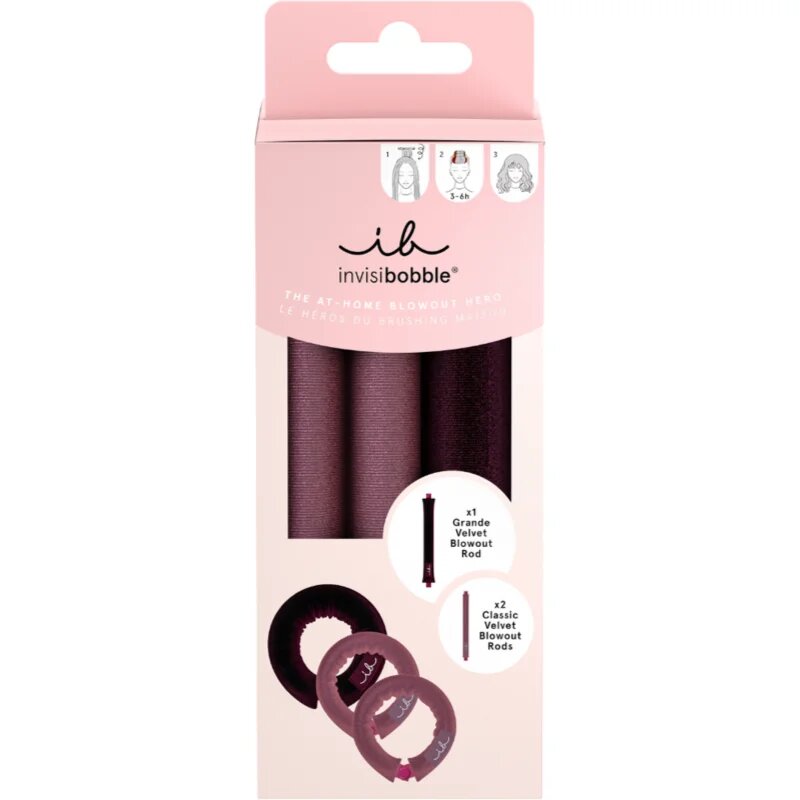 invisibobble Blow Secret set sametových papilotů k natáčení vlasů