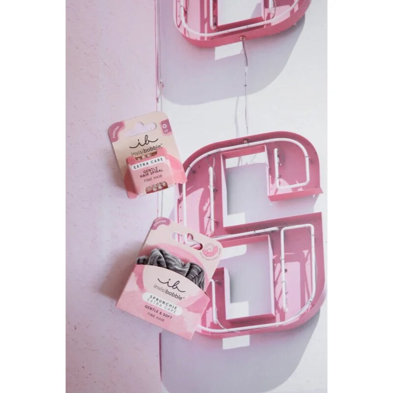 invisibobble Extra Care Crystal Clear gumičky do vlasů 3 ks