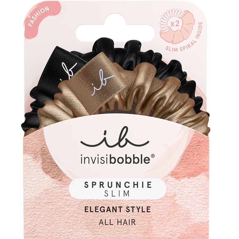 invisibobble Sprunchie Slim True Golden gumičky do vlasů 2 ks