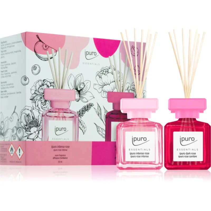 ípuro Essentials Intense & Dark Rose dárková sada 2x50 ml