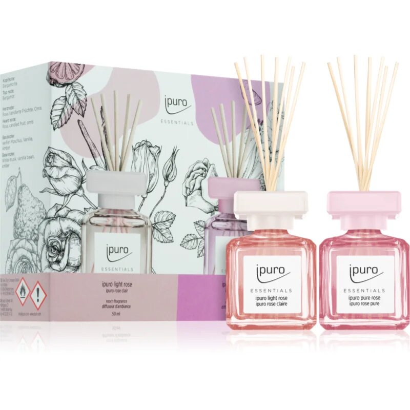 ípuro Essentials Light & Pure Rose dárková sada 2x50 ml