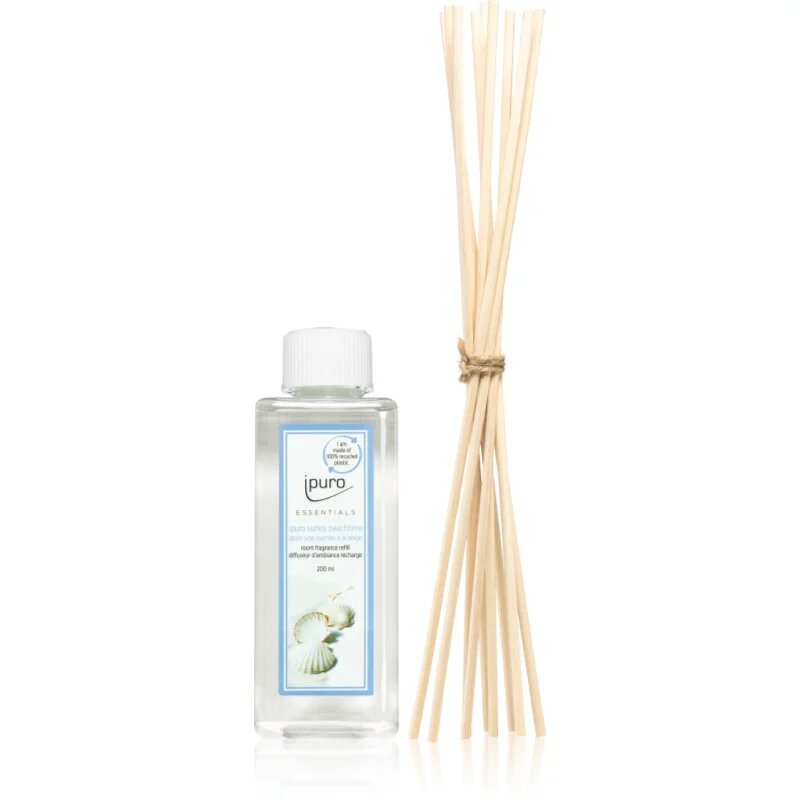 ípuro Essentials Sunny Beachtime náplň do aroma difuzérů + náhradní tyčinky do aroma difuzérů 200 ml