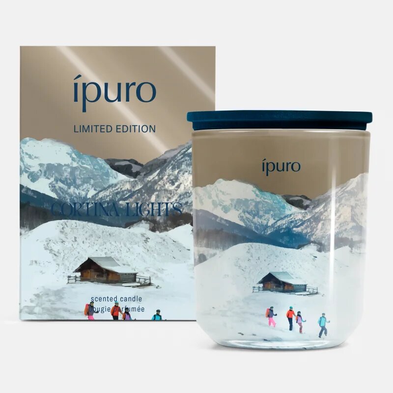 ípuro Mountain Spirit Cortina Lights vonná svíčka s víkem 270 g