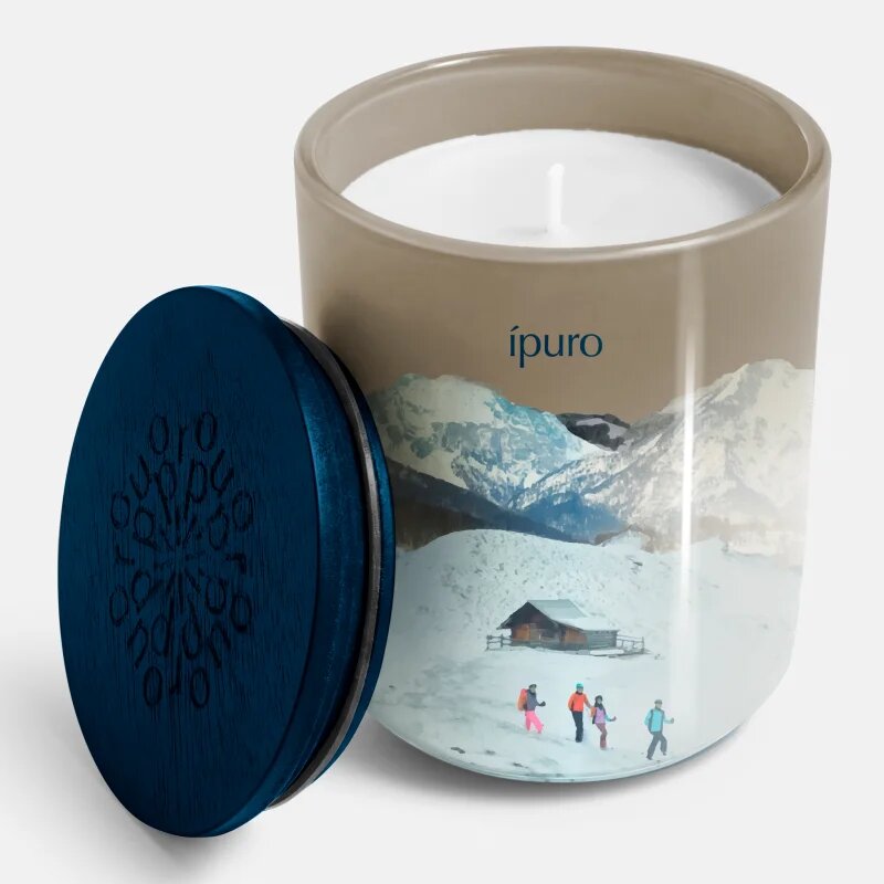 ípuro Mountain Spirit Cortina Lights vonná svíčka s víkem 270 g