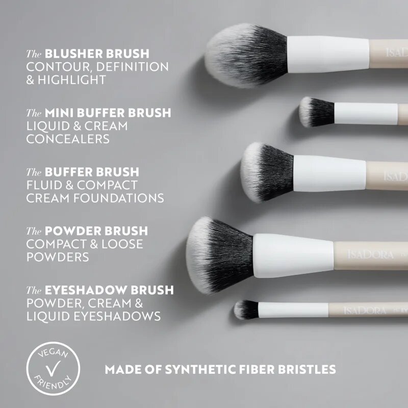IsaDora Brush Mini Buffer štětec na korektor 1 ks