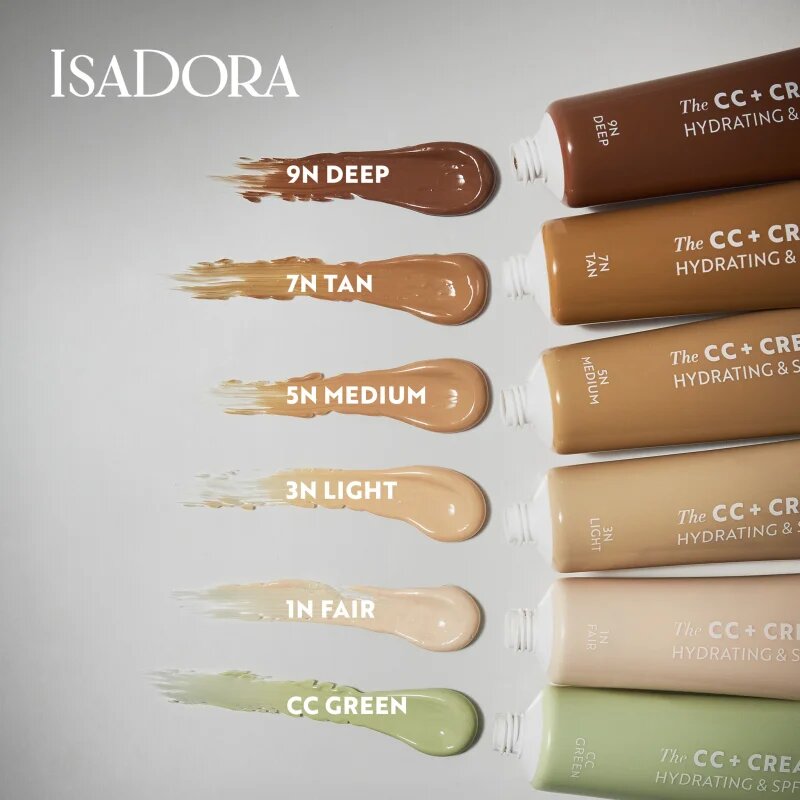 IsaDora CC + Cream hydratační CC krém SPF 30 odstín 9N Deep 30 ml