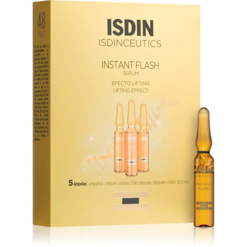 ISDIN ceutics Instant Flash zpevňující sérum s liftingovým efektem 5x2 ml